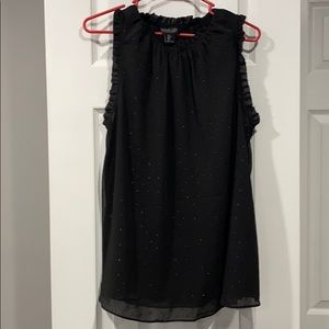 💃🏼Rachel Zoe Cute L sparkle tank black classy